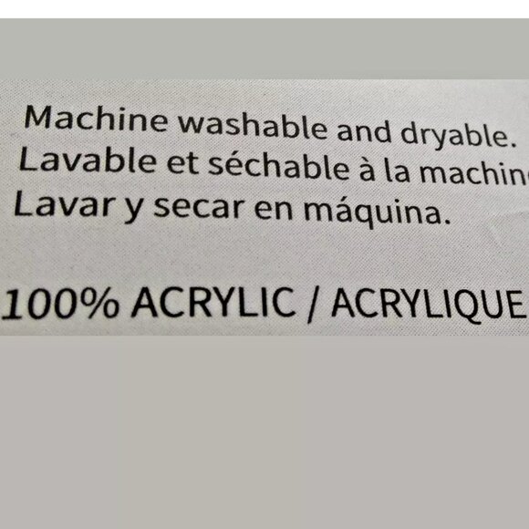 Cream White Scarf 90x5.5 Long Muffler Chunky Handmade Crochet Hand Knit USA NWT - Picture 6 of 6